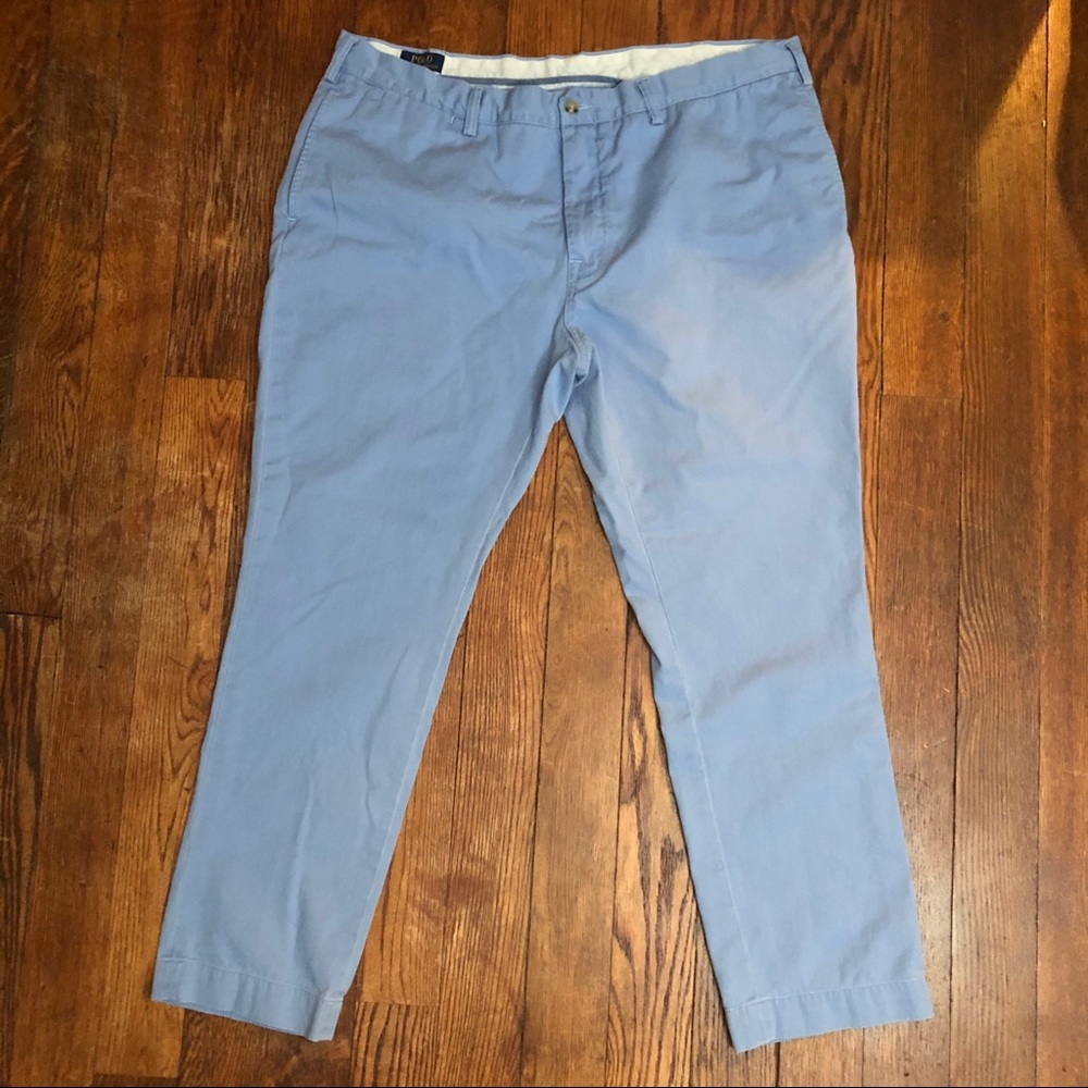 Men’s Size 42 Polo Ralph Lauren Blue Slimfit Pants
